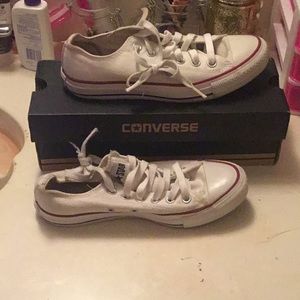 All white converse